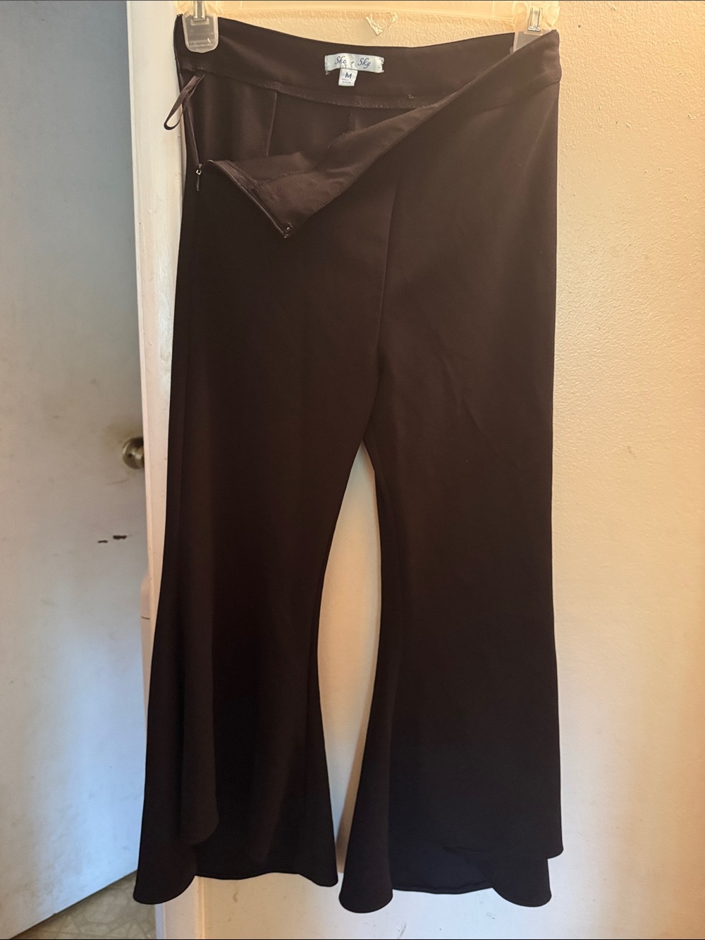 She + Sky Black Boot Cut Flare Pants